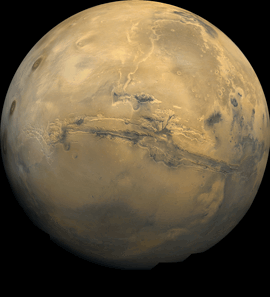 Марс. Вид из космоса