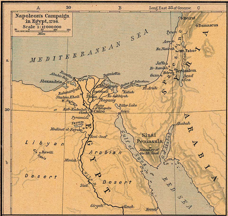 Карта современного египта и древнего