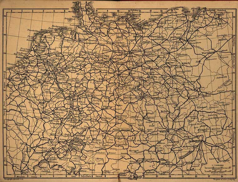 Карта дорог германии