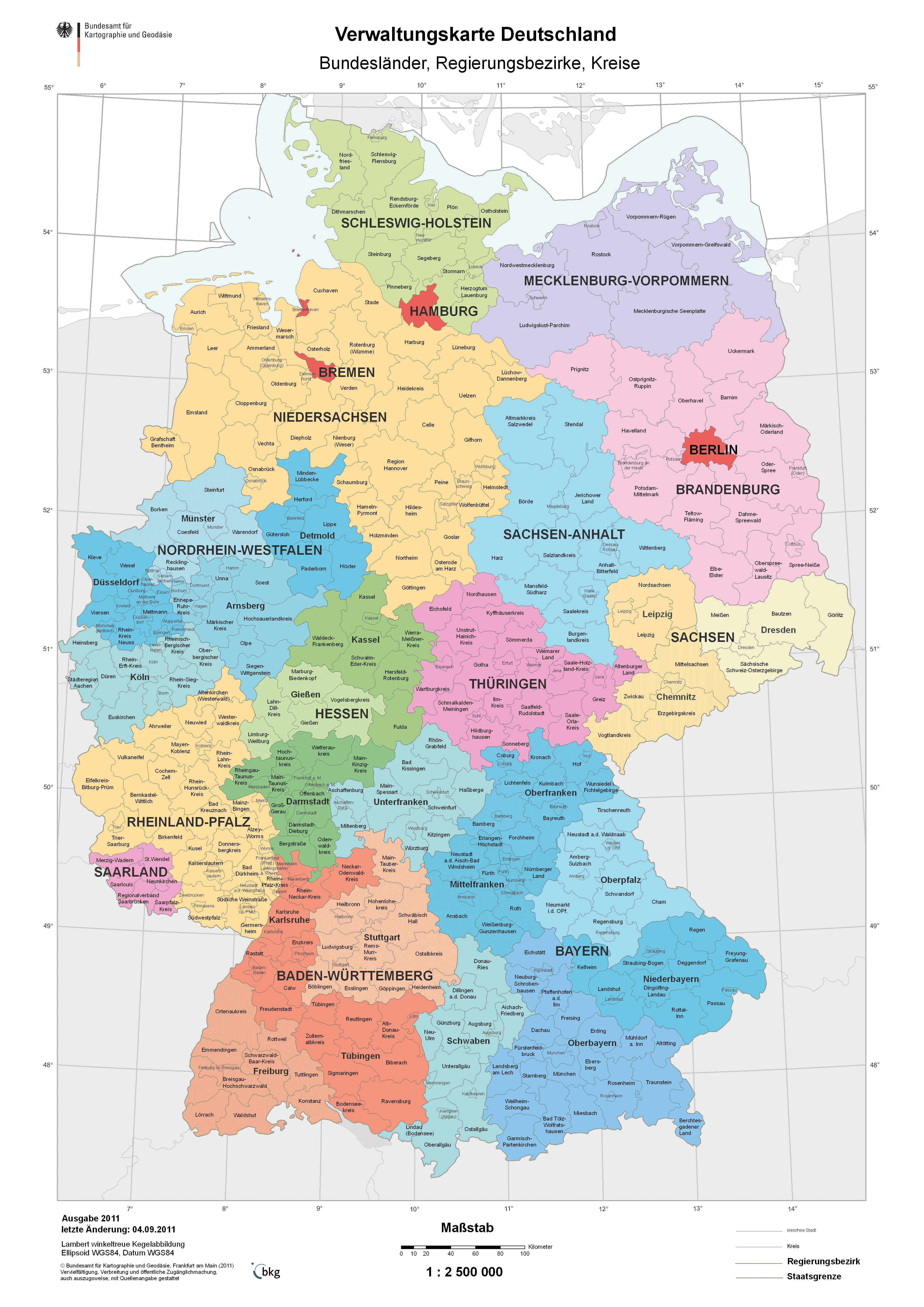 Деление германии на регионы саксония в 18 веке