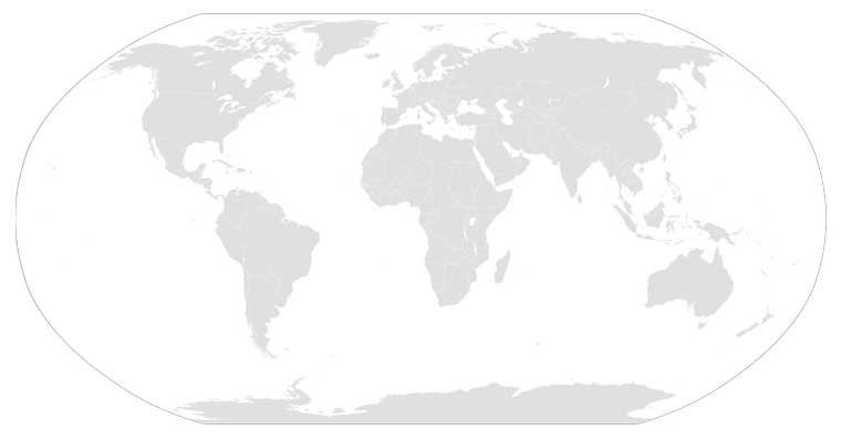 SVG карта мира в проекции Робинсона